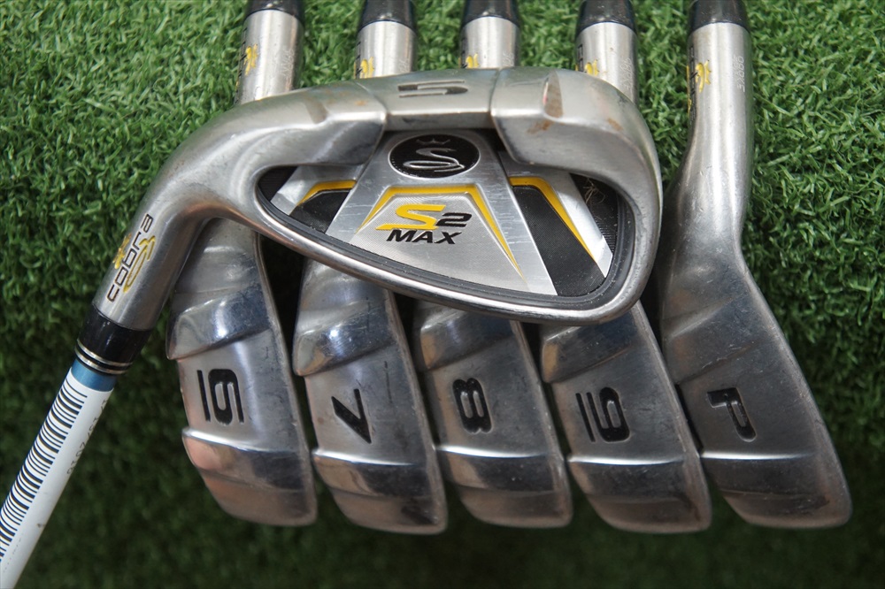 Ladies LH King Cobra S2 Max 5PW Iron Set Graphite Shaft Good 229246