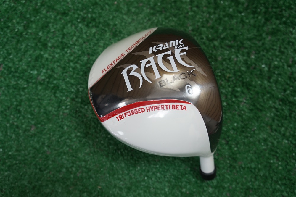 NEW KRANK GOLF RAGE BLACK WHITE 6* DRIVER HEAD ONLY .335 238246 eBay
