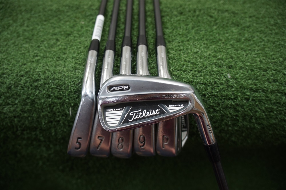 Titleist AP2 710 Graphite Iron Set Stiff Flex Irons 5PW 0247734