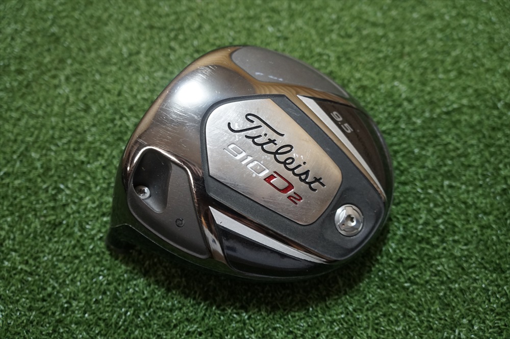 LH Titleist 910 D2 9.5* Degree Driver Head Only w/ Dent 253009