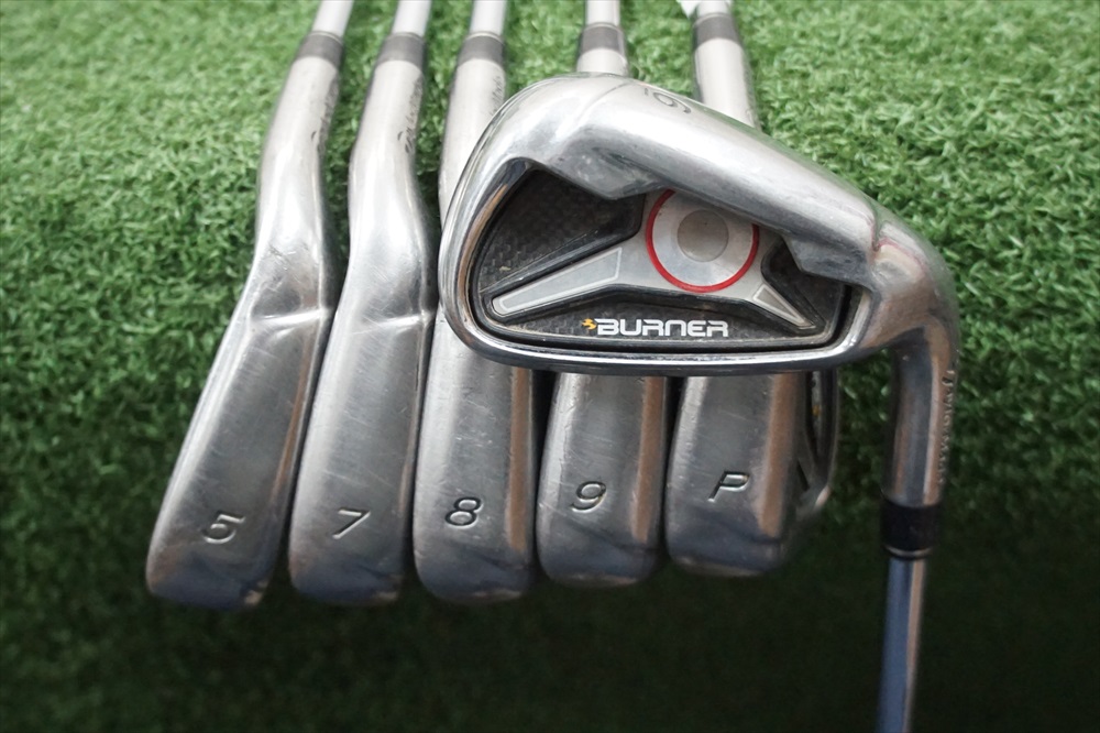 TaylorMade Burner 2008 Steel Shaft Iron Set Uni Irons 5PW +0.25