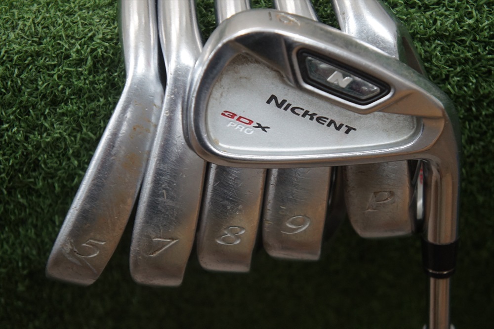 Nickent 3Dx Pro Steel Shaft Iron Set Stiff Flex Irons 5Pw 0262550 Used Golf eBay