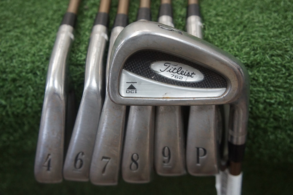 Titleist DCI 762 Graphite Iron Set Stiff Flex Irons 4PW +0.5" 0269175