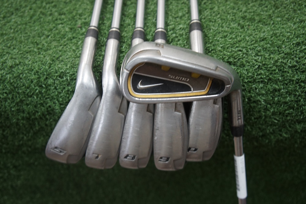 Nike SQ Sumo Steel Shaft Iron Set Stiff Flex Irons 6PW, SW 0269495