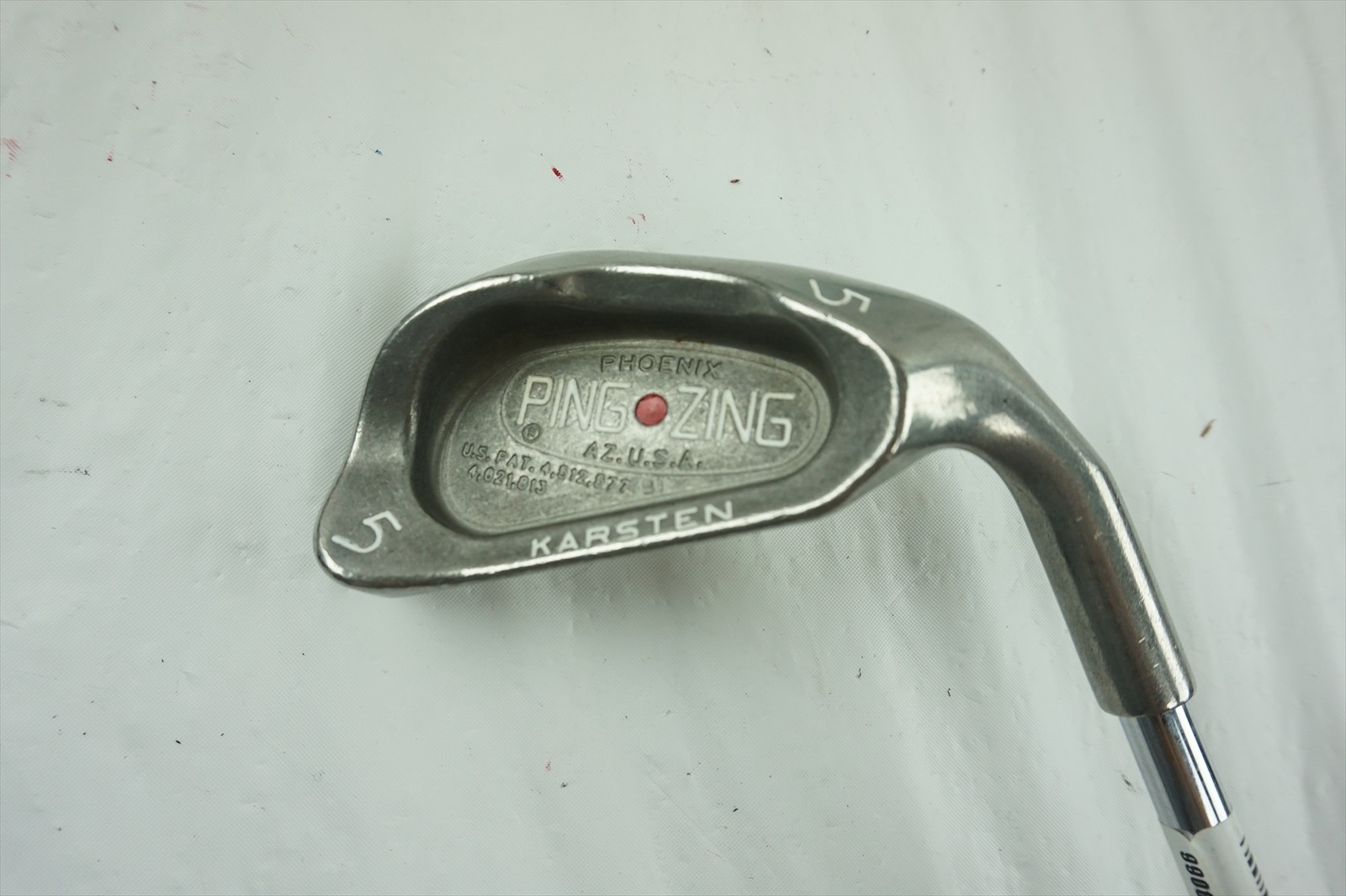 Ping Zing Red Dot Steel Shaft Iron Set Regular Flex Irons 3PW 0269527 Used