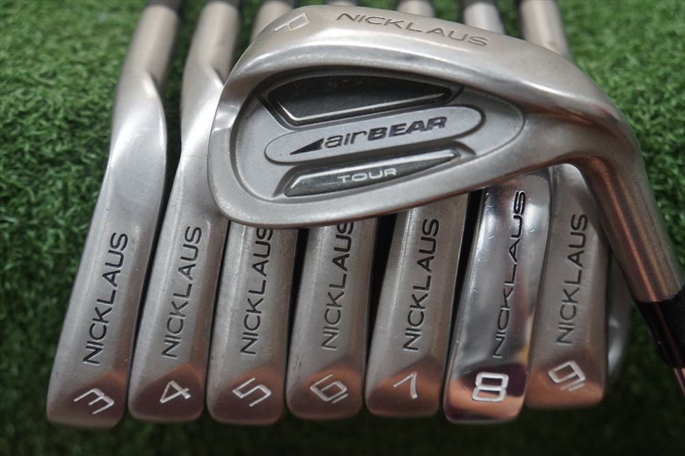 Nicklaus Air Bear Tour Steel Iron Set Uniflex Flex Irons 3PW 00270558