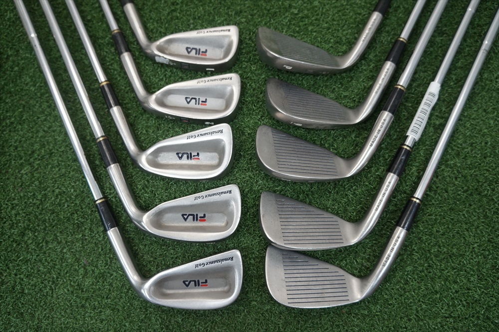 Fila Renaissance Golf Steel Iron Set Regular Flex Irons 1PW 0270560
