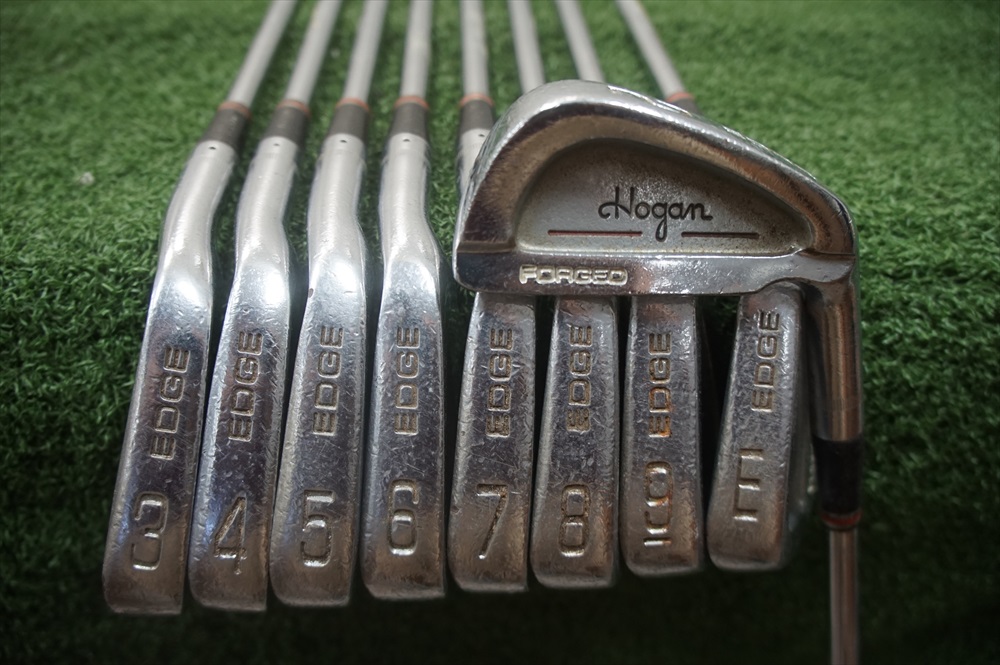 Ben Hogan Edge Steel Iron Set Stiff Flex Irons 2PW +0.25