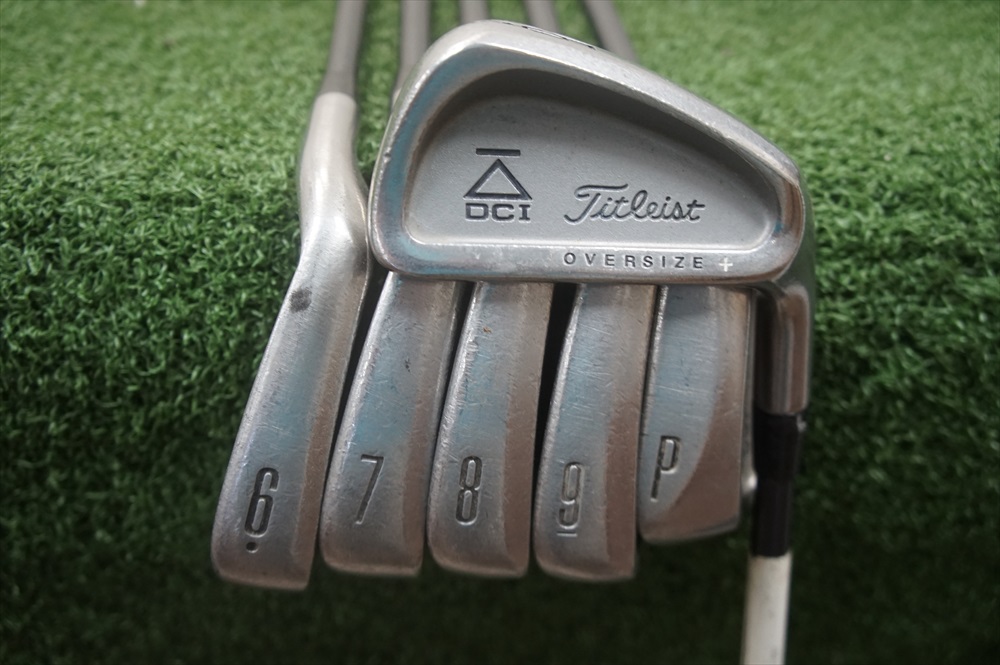 Titleist DCI+ Oversize Irons Stiff Flex 5PW Iron Set Graphite 0275917