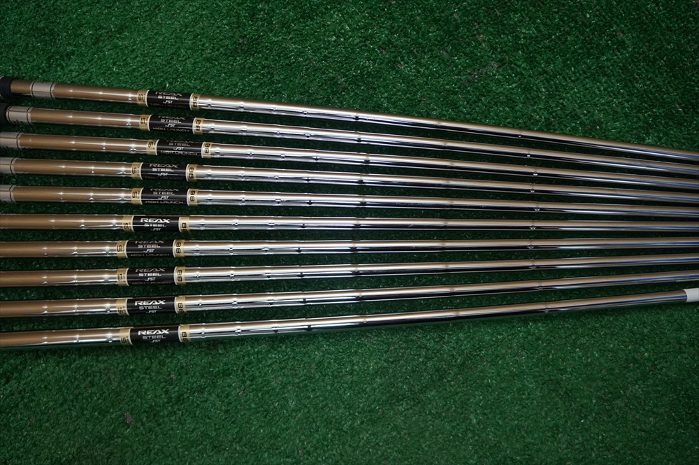 TAYLORMADE REAX STEEL 88 HIGH LAUNCH STIFF IRON SET SHAFTS PULLS 4PW