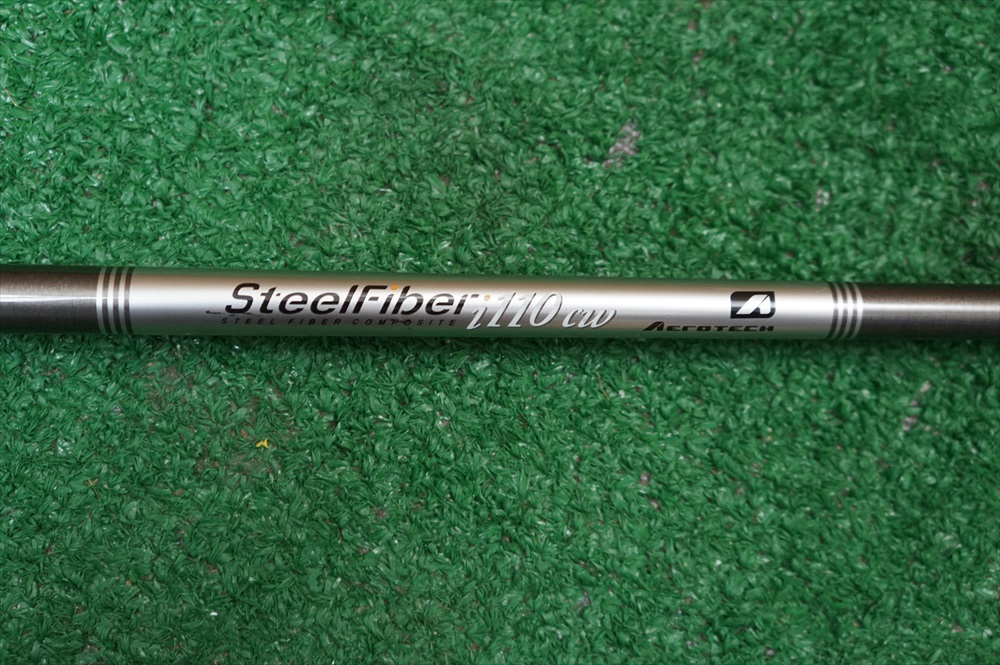 AEROTECH STEELFIBER I110 CW XSTIFF FLEX 9 IRON SHAFT PULL 34 3/4" .355