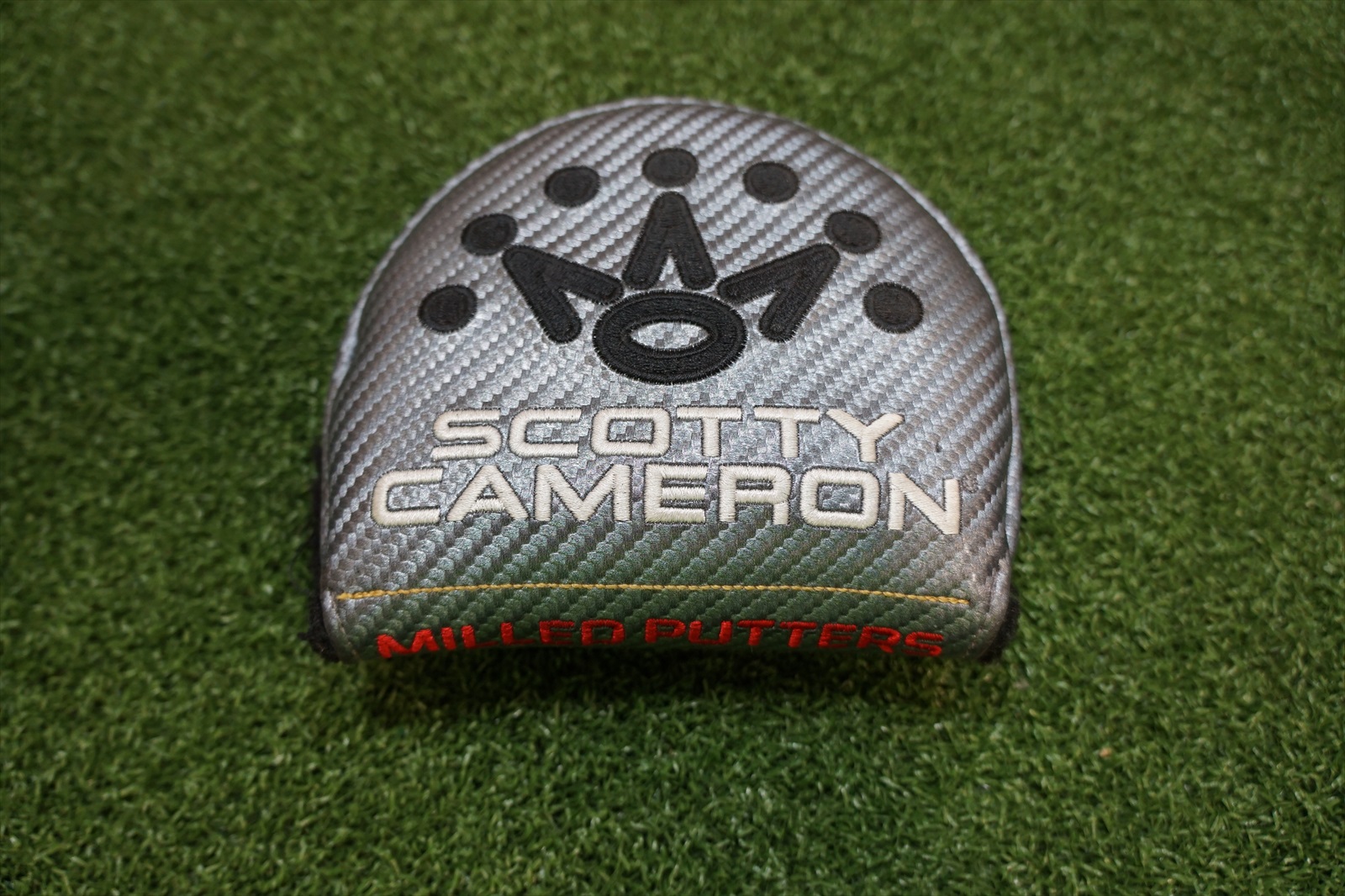 Scotty Cameron Milled Putters Heel Shafted Mallet Putter Headcover Very