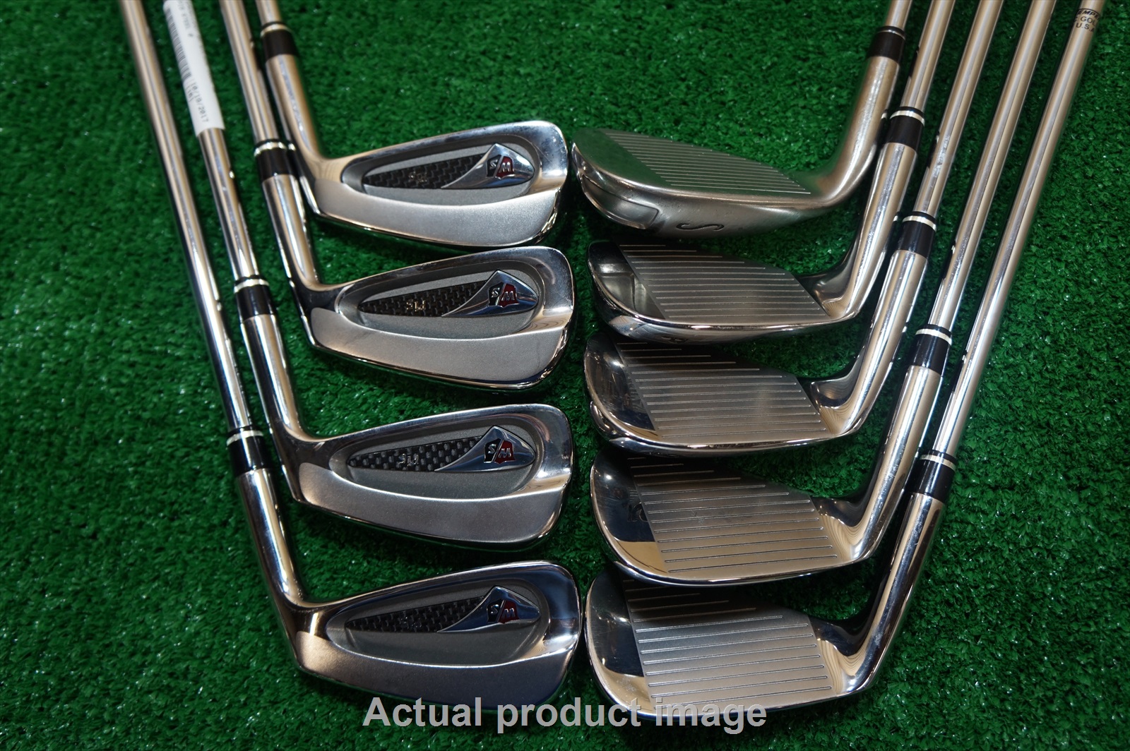 Wilson Pi5 Steel Iron Set Stiff Flex Irons 3Pw 0652632 Mint Right