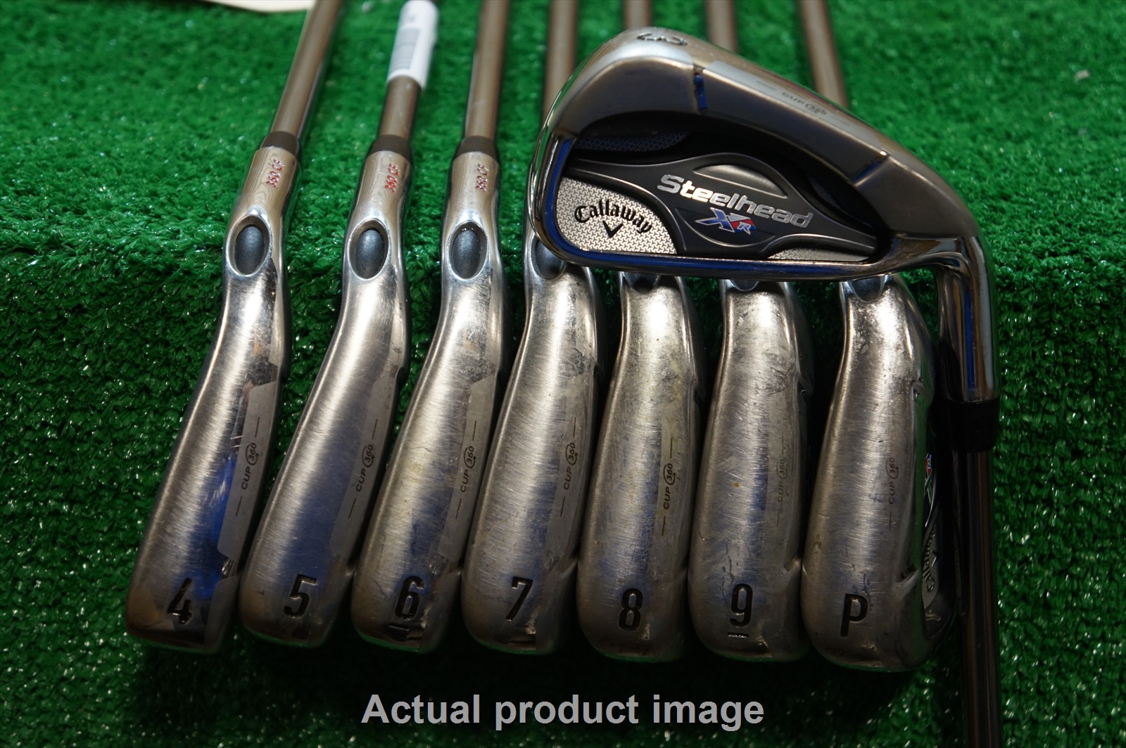 CALLAWAY STEELHEAD XR GRAPHITE IRON SET SENIOR FLEX IRONS RECOIL 3PW