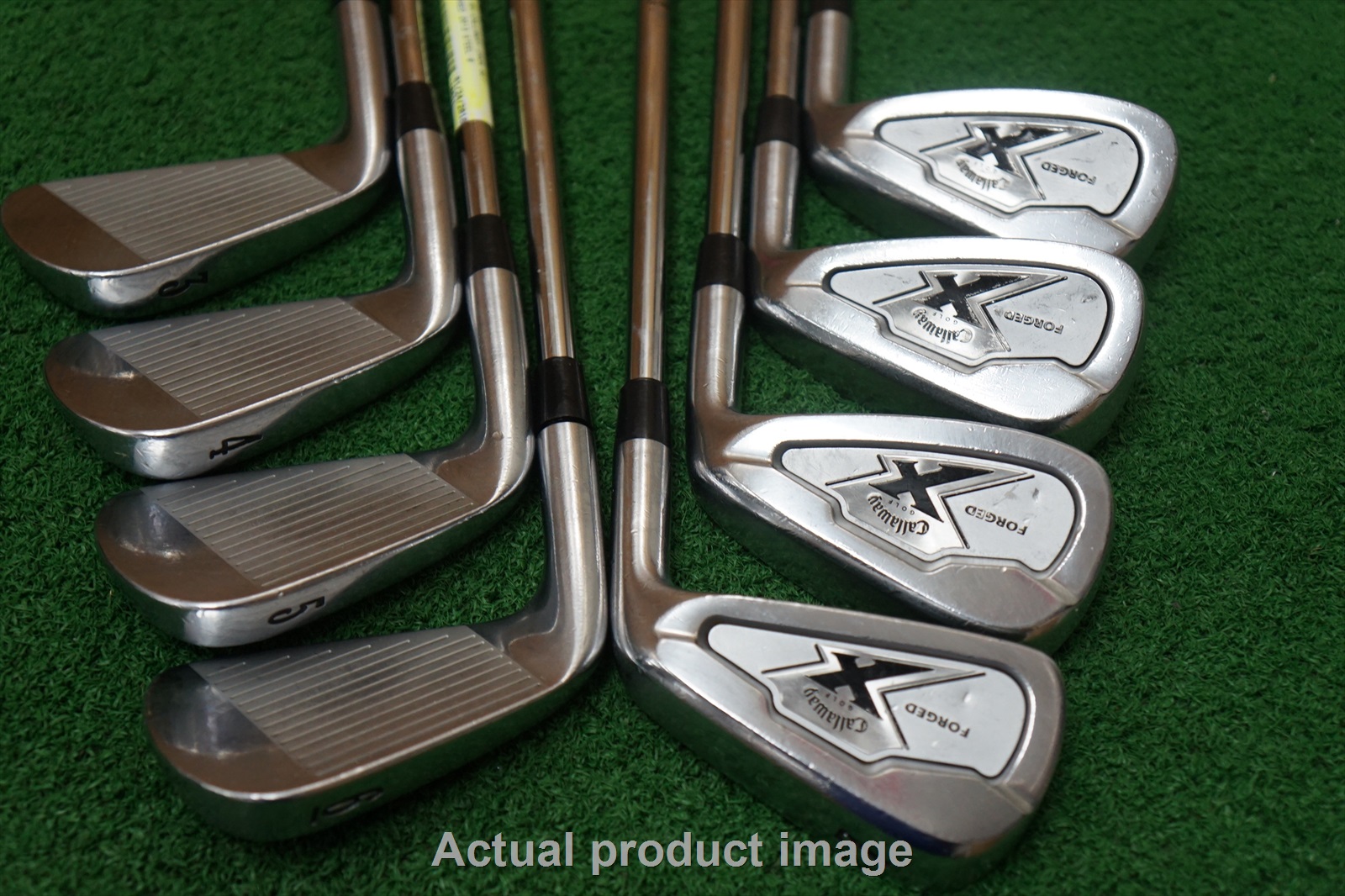 Callaway X 2008 Steel Iron Set Stiff Flex Irons 3Pw 671378