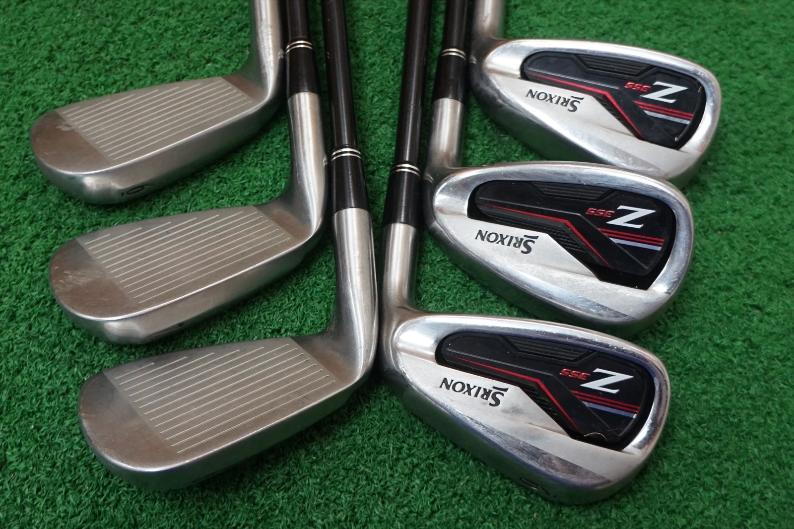 SRIXON Z 355 GRAPHITE IRON SET REGULAR FLEX IRONS MIYAZAKI 6AW, PW