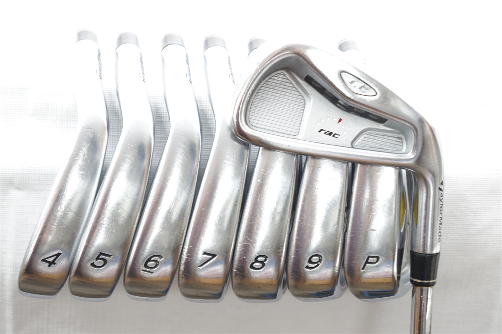 TAYLORMADE RAC LT 2005 STEEL IRON SET STIFF FLEX IRONS 3PW 0716457 eBay