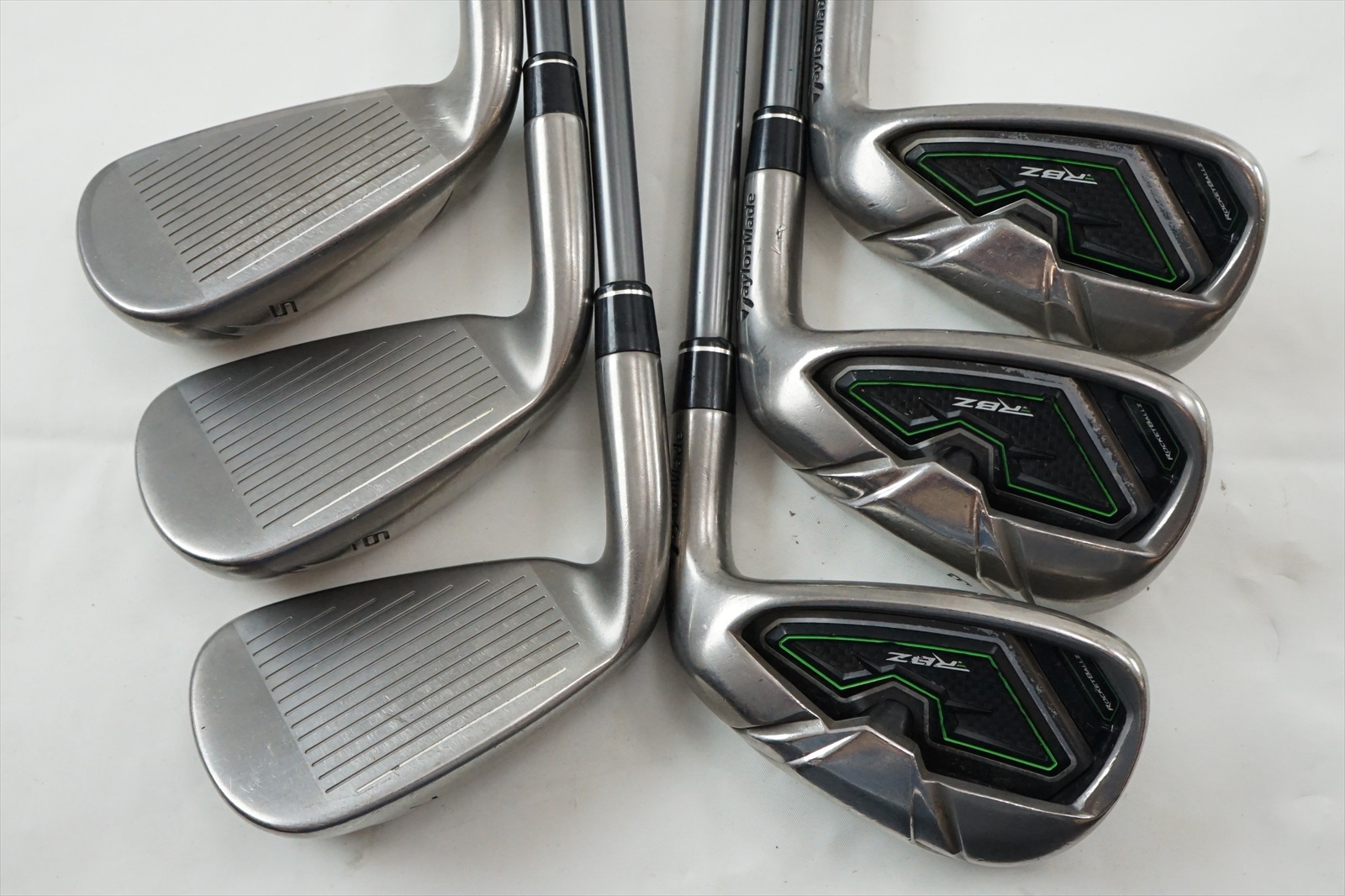 TAYLORMADE ROCKETBALLZ GRAPHITE IRON SET SENIOR M FLEX IRONS RBZ 5PW