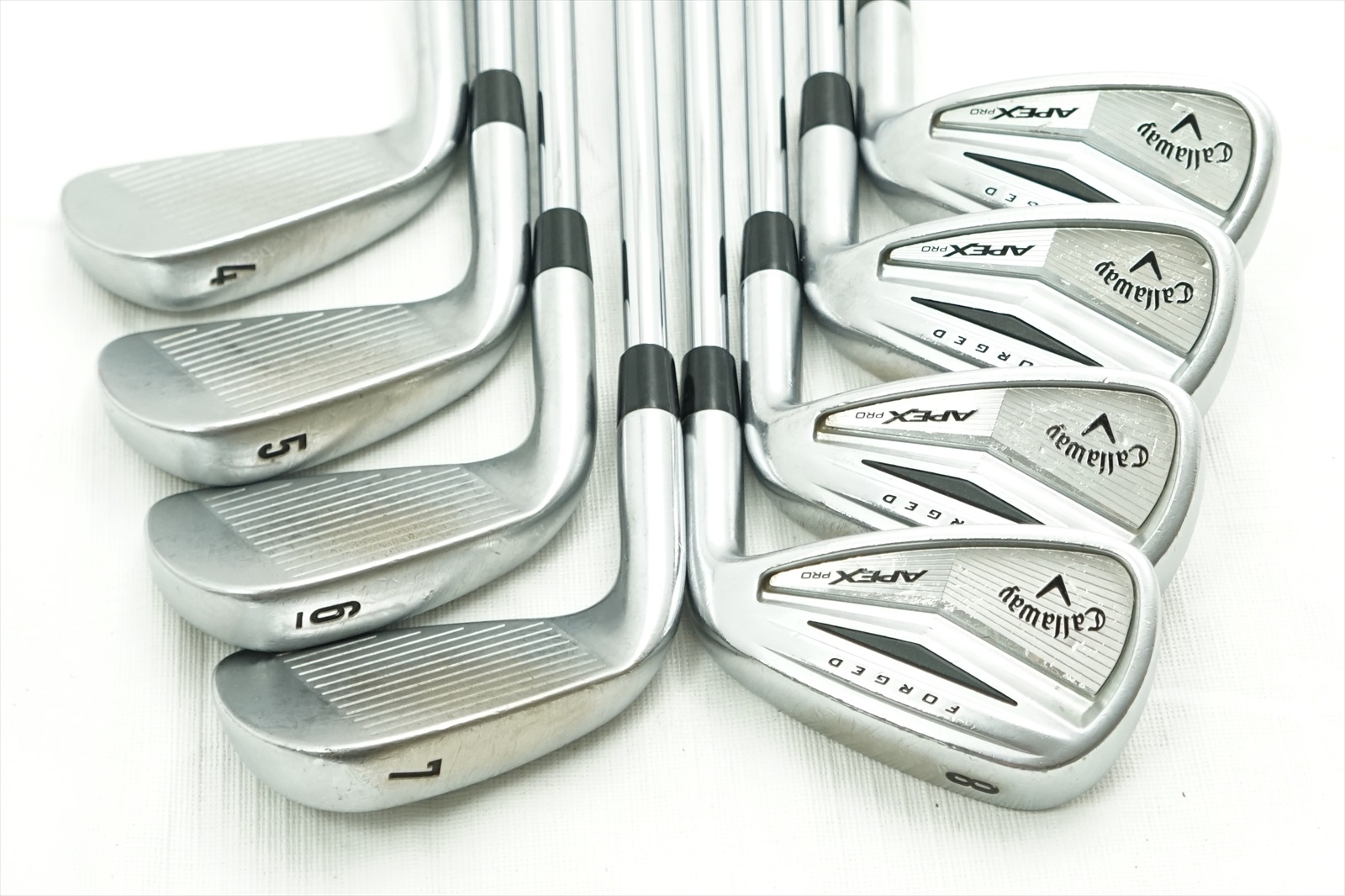 CALLAWAY APEX PRO IRON SET REGULAR FLEX KBS STEEL 4PW, AW