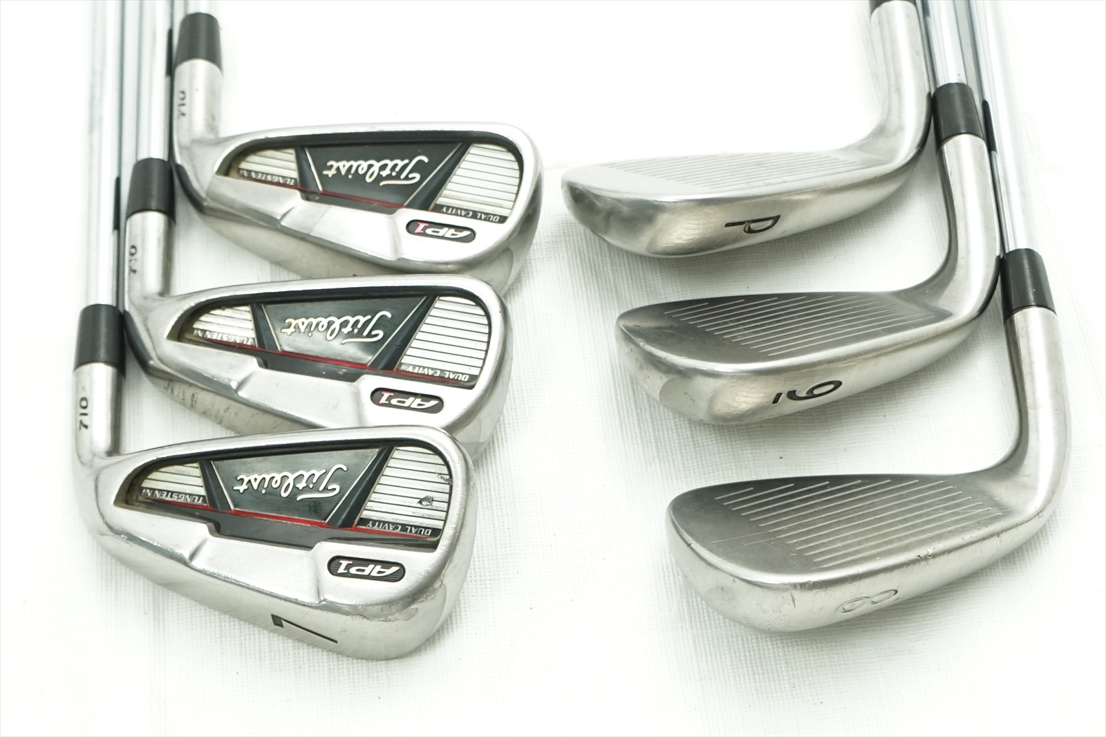 TITLEIST AP1 710 IRON SET REGULAR FLEX DYNAMIC GOLD STEEL 5PW 0733047