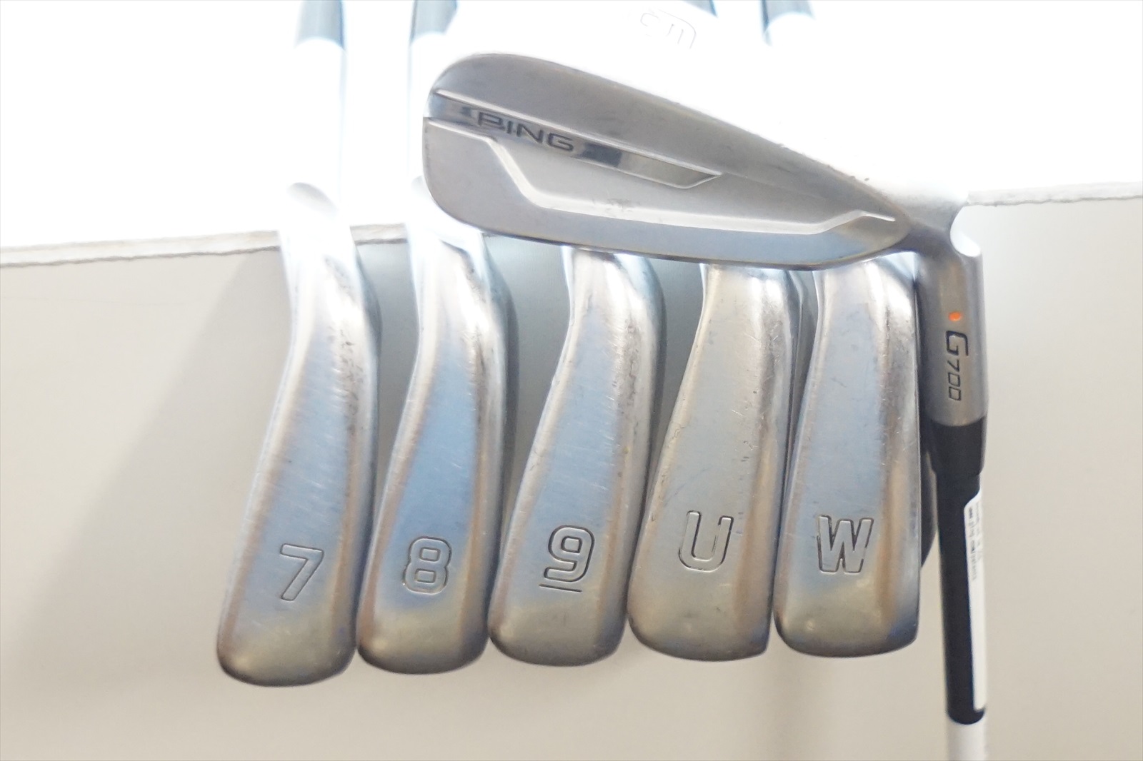 PING G700 ORANGE DOT IRON SET SENIOR FLEX ALTA CB GRAPHITE 6UW, PW