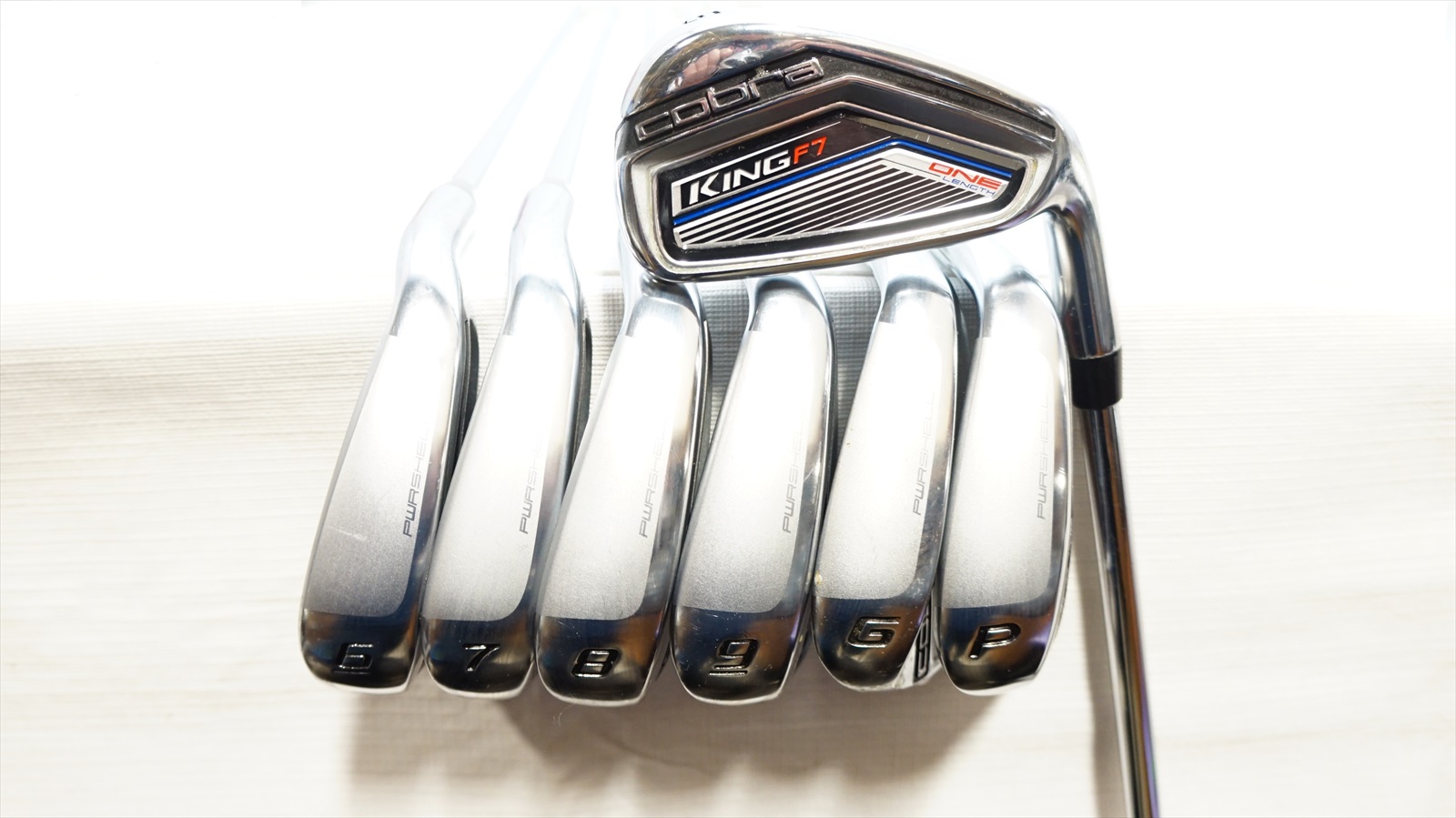 Cobra King F7 One Length Iron Set Regular Flex Steel 5Gw, Pw 0822495