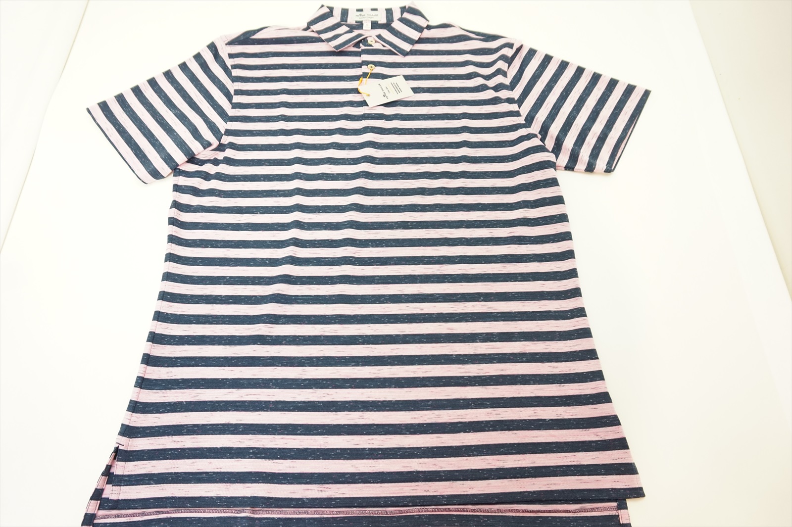 New Peter Millar Hales Performance Polo Mens Medium Navy Spring 2020 404A 827665 | eBay