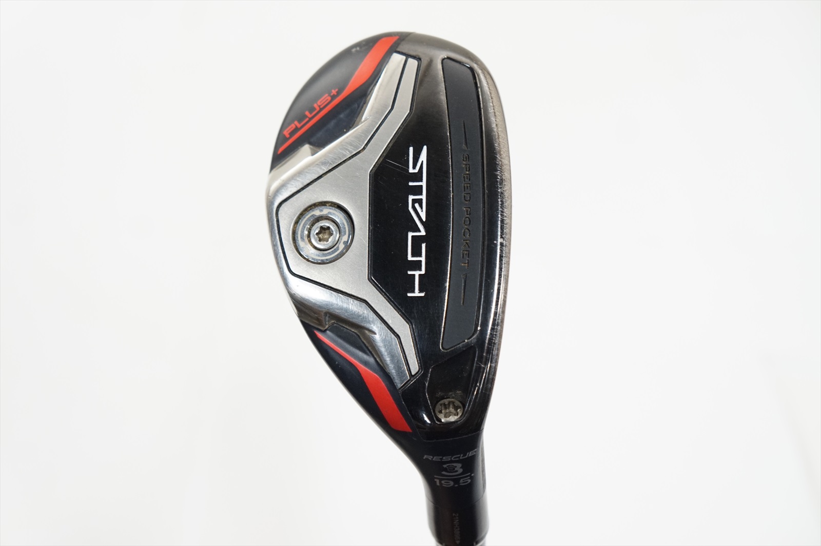Taylormade Stealth Plus Rescue 19.5° 3 Hybrid Stiff Hzrdus Rdx Red