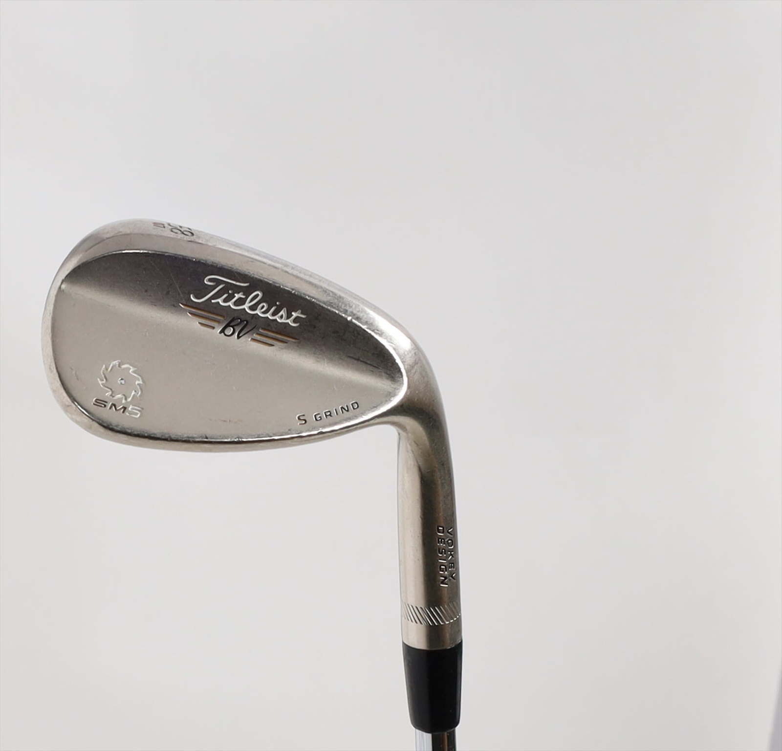 Titleist Vokey Sm5 Gold Nickel Wedge 58°-7 S-Grind Wedge Stock Stl 1082233 Good