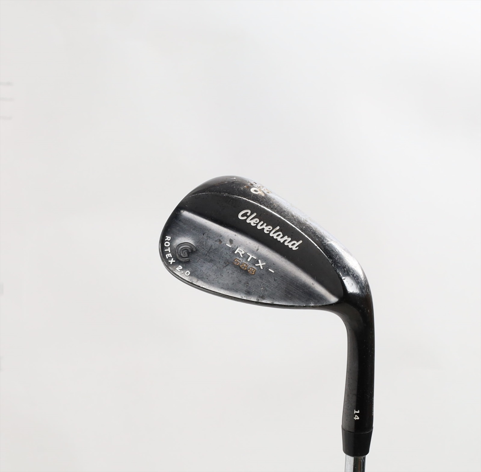 Cleveland 588 Rtx 2.0 Black Satin Wedge 56°-14 Regular Stock 1098423 Fair WI13