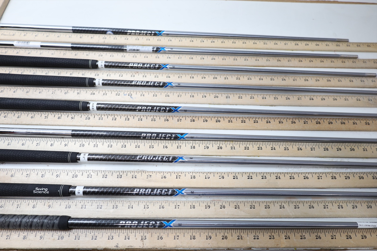 Project X Pxi 6.0 117G Stiff 33.25-38 Iron Shaft Set Pulls 9Pc