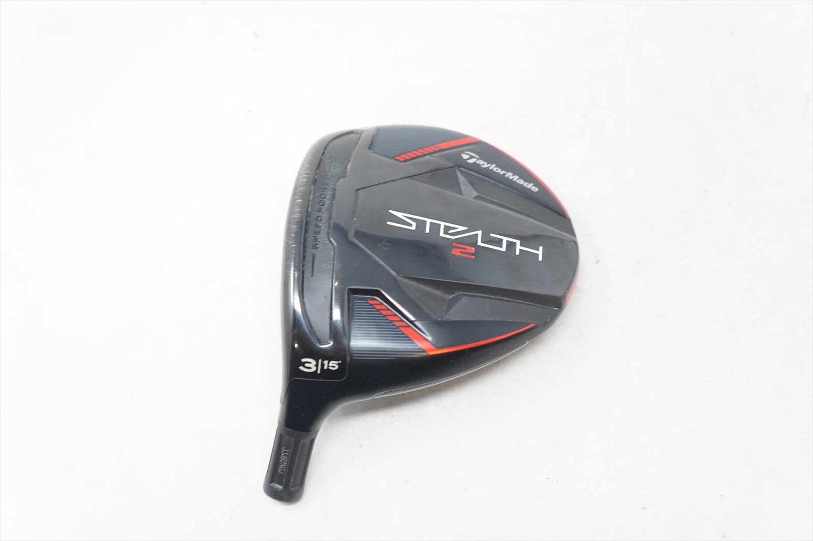 LH Taylormade Stealth 2 15* #3 Fairway Wood Club Head Only Good .335 1237912