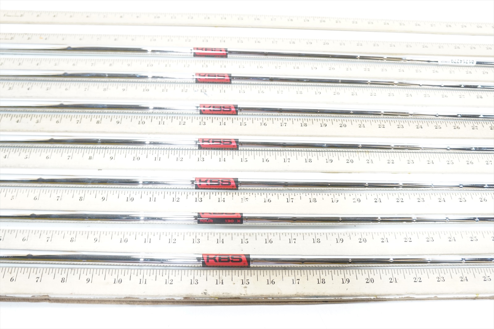 Jeu de 6 tiges de fer Kbs Tour 130 g X-STIFF 34,75-37,5 .355 8536