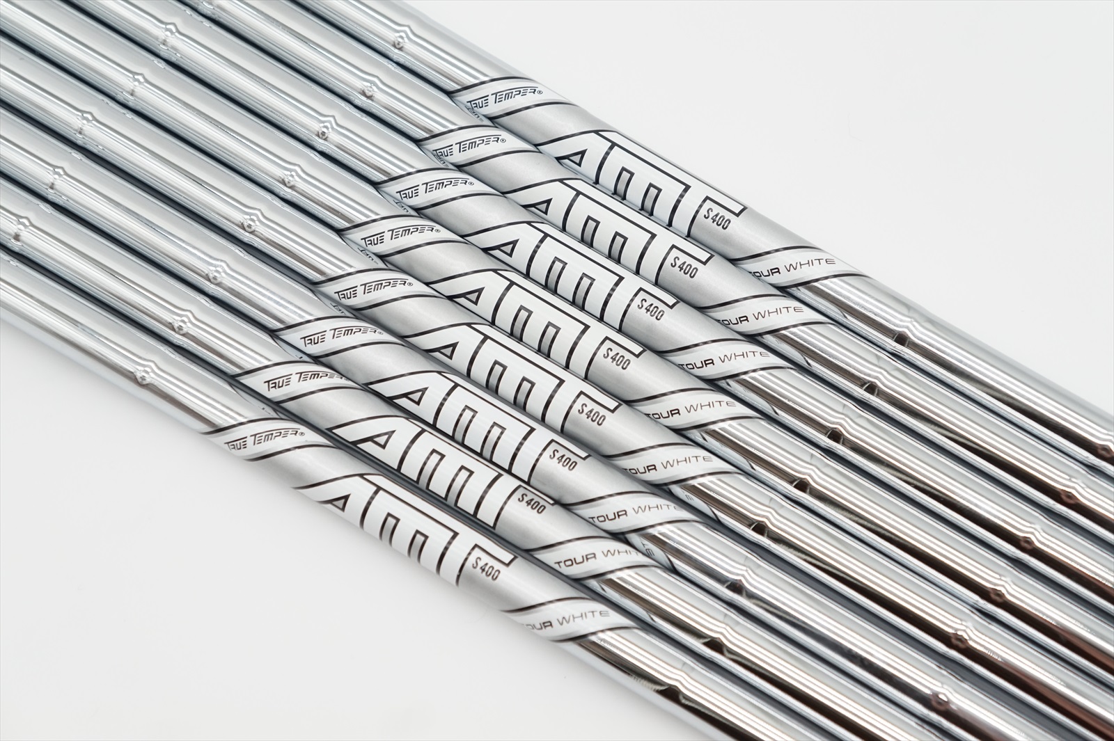 True Temper Dynamic Gold AMT Tour White S400 3-PW Iron Shaft Set