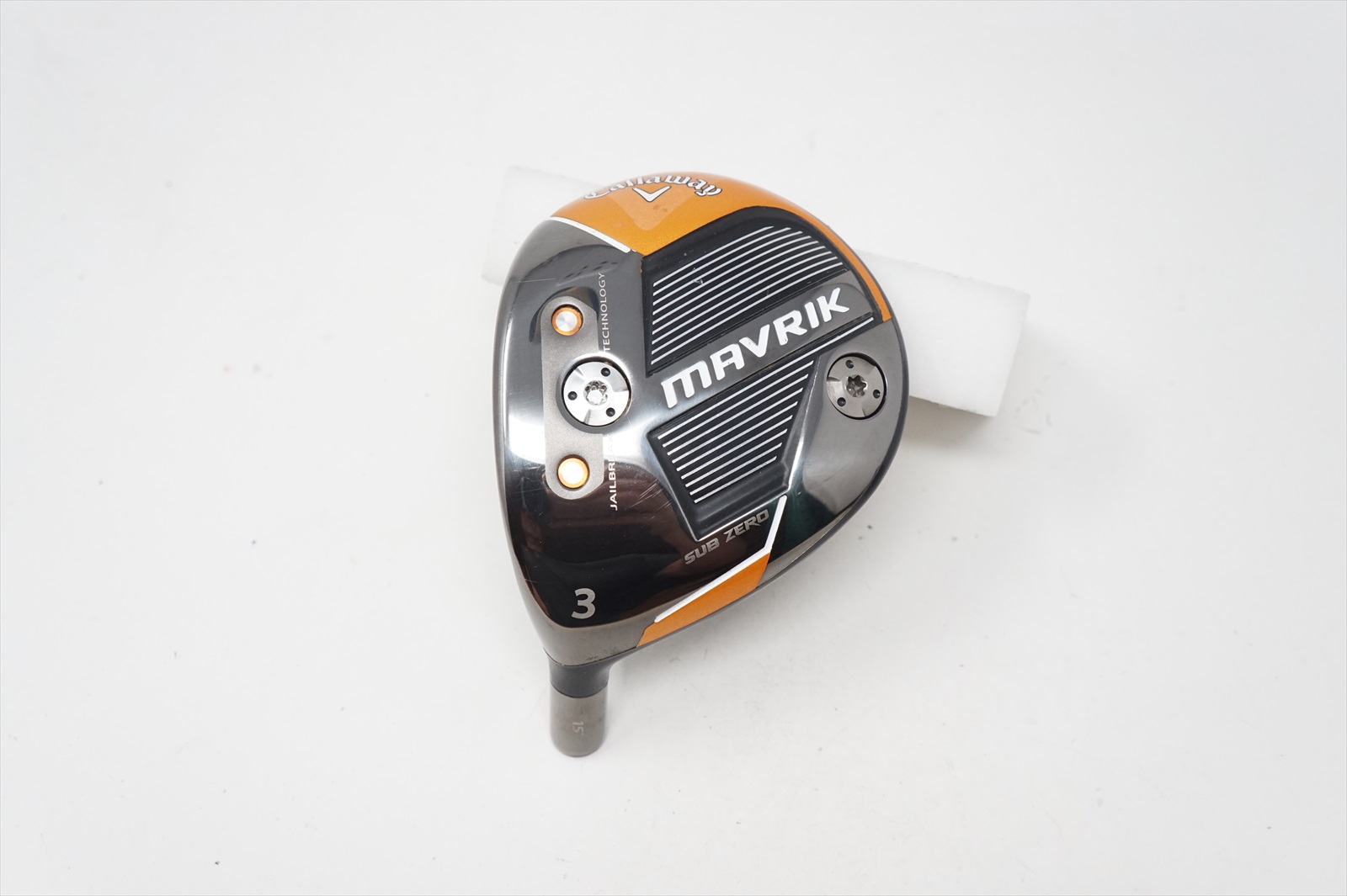 Callaway Mavrik Sub Zero 15* #3 Fairway Wood Club Head Only 1229958 Lefty Lh