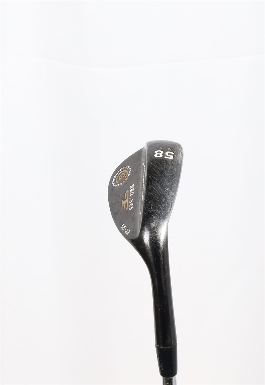 Cleveland 588 Forged Black Pearl Wedge 58°-12 Wedge Stock Stl 1230797 Good