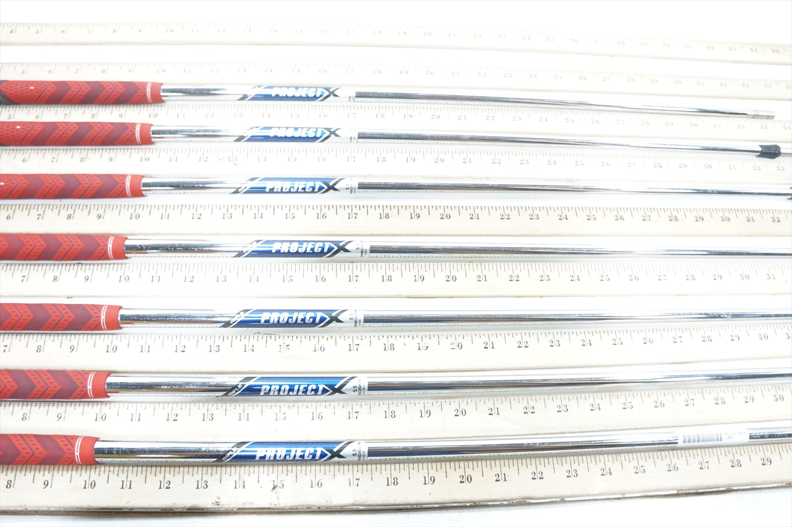 Jeu De 6 Tiges De Fer Project X Blue Label Steel 5,5 Régulier + - Occasion