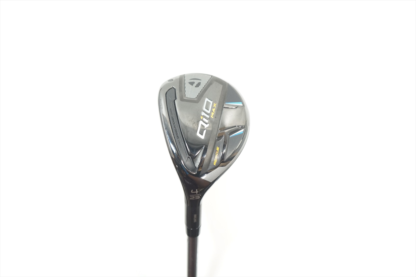 Taylormade Qi10 Max 23° 4 Hybrid Extra Stiff Tensei Av Raw Blue Good Left Hand