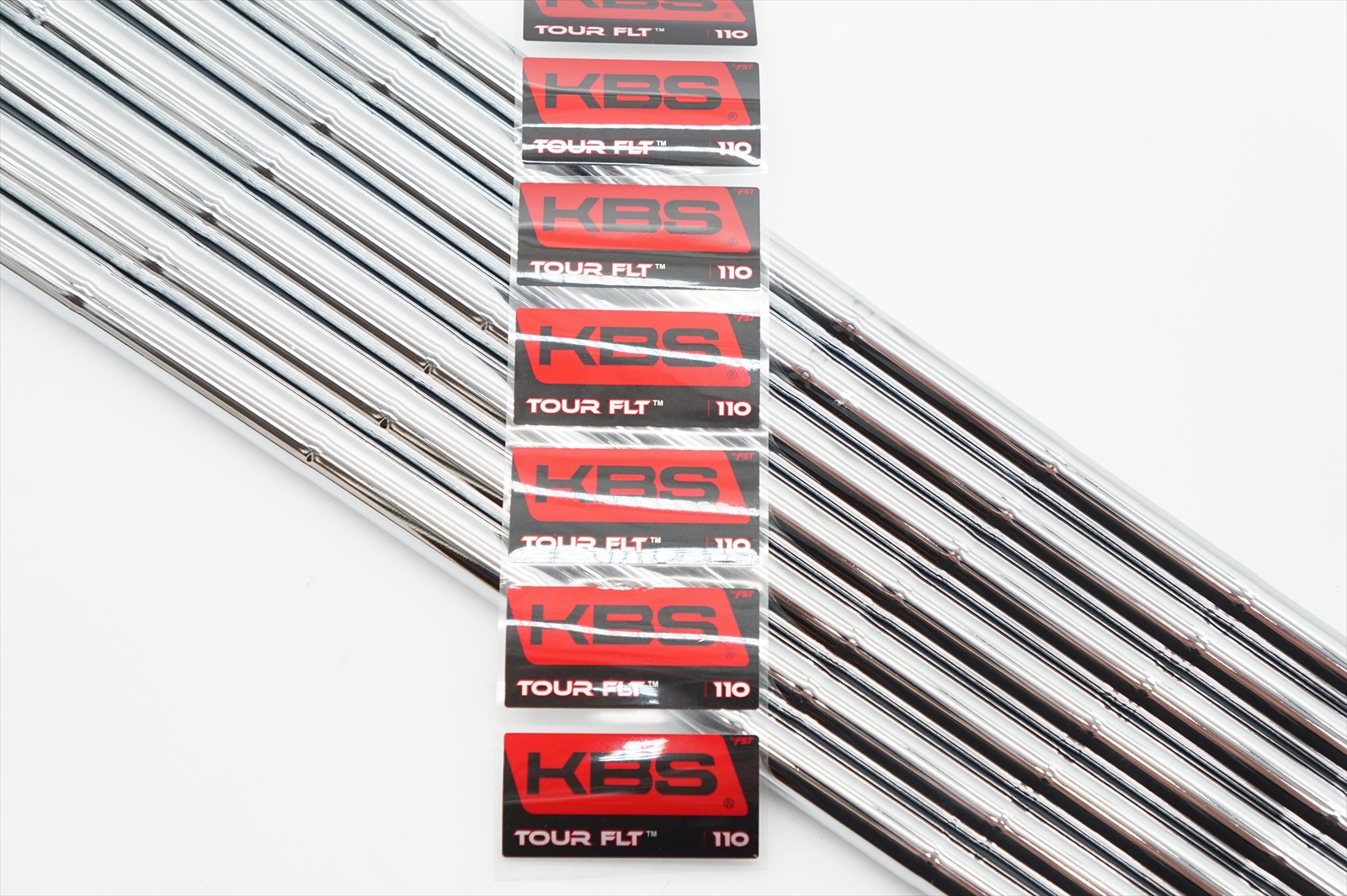 New KBS Tour FLT 110 Regular #4-PW Iron Shaft Set Uncut .355 37.5