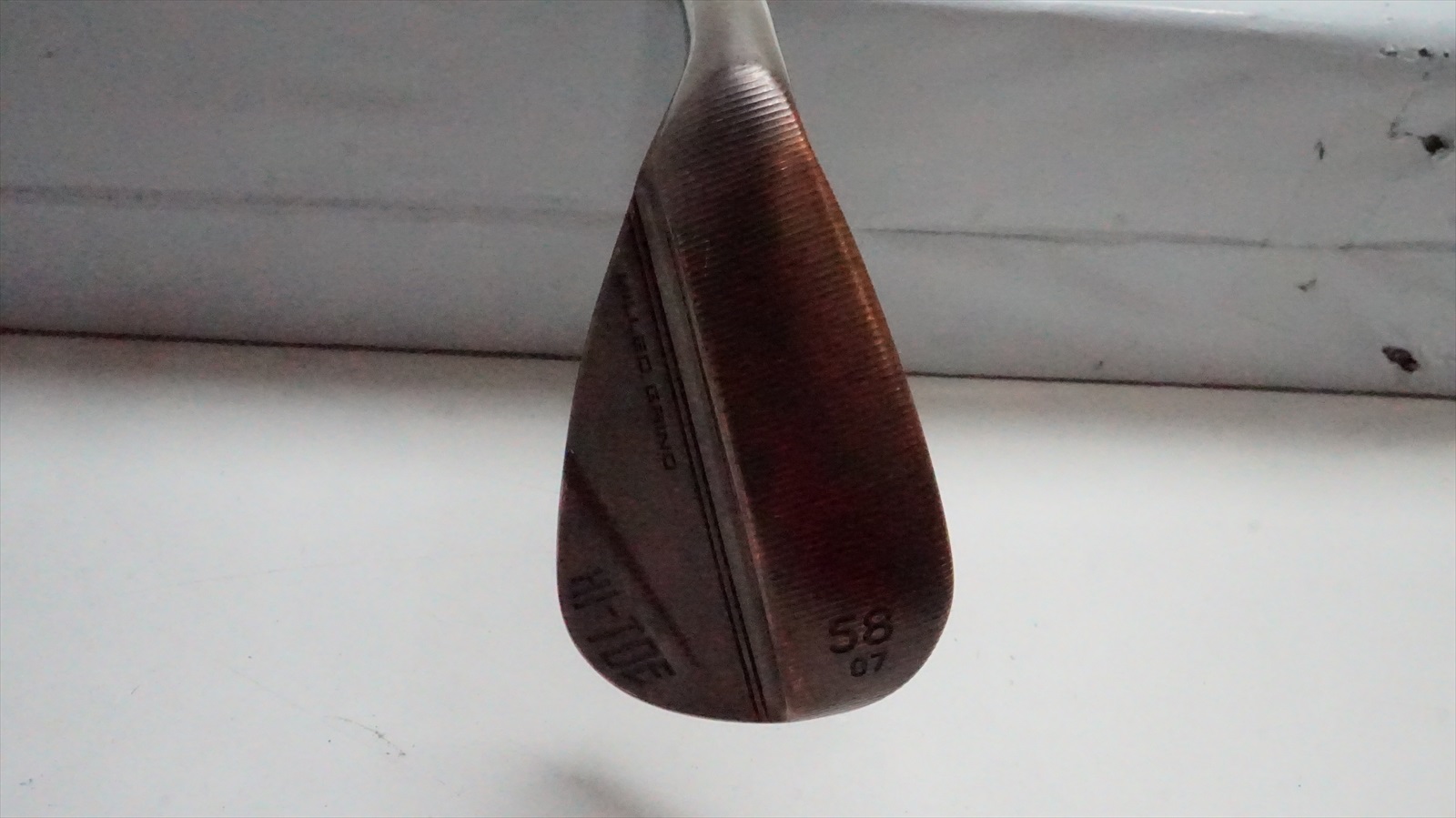 Taylormade Hi Toe 3 Wedge 58°-7 Lb KBS Hi-Rev 2.0 115 Stl Good Left Hand Lh