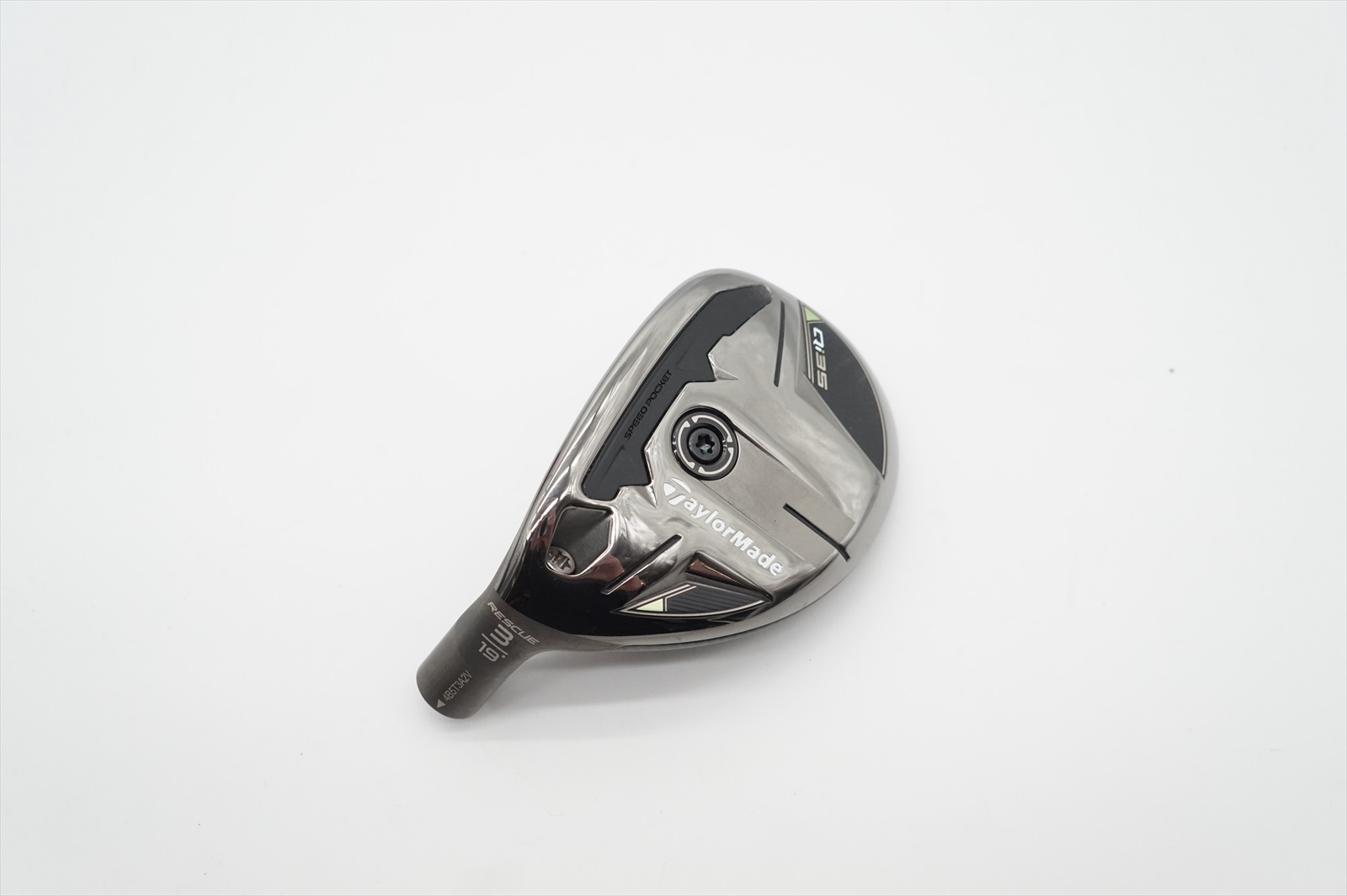 LH Taylormade Qi35 19* #3 Hybrid Rescue Club Head Only Excellent 1290858