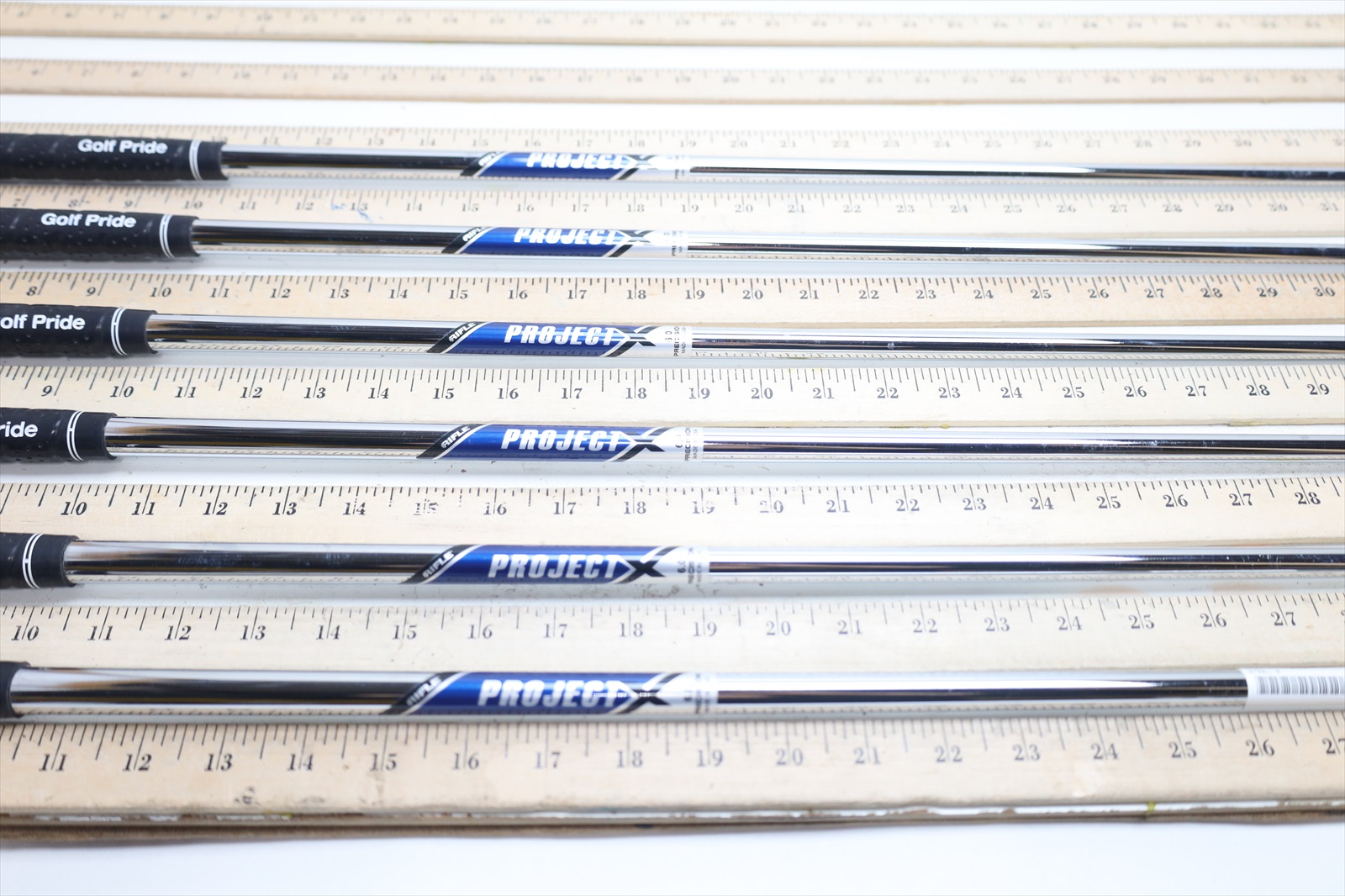 Project X Blue Label Acier 6,0 120g Rigide 33,5-36,25 Jeu de tiges