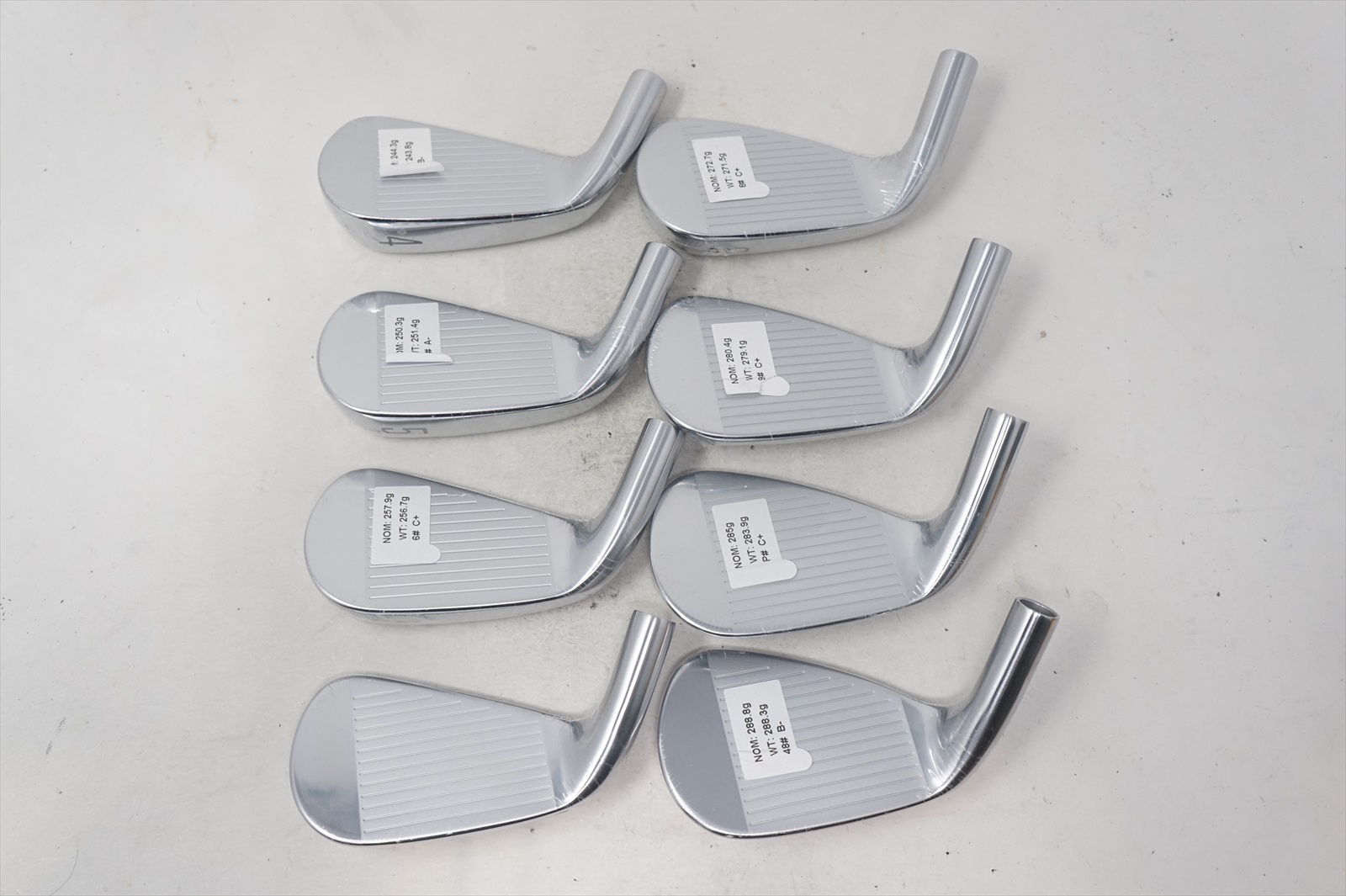 New Titleist 2023 T350 4-Pw, Gw Iron Set Club Head Only In Plastic