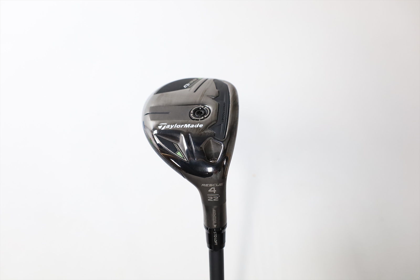 Taylormade Qi35 Rescue 22° 4 Hybrid Stiff Flex Hzrdus Smoke Black 80 Good