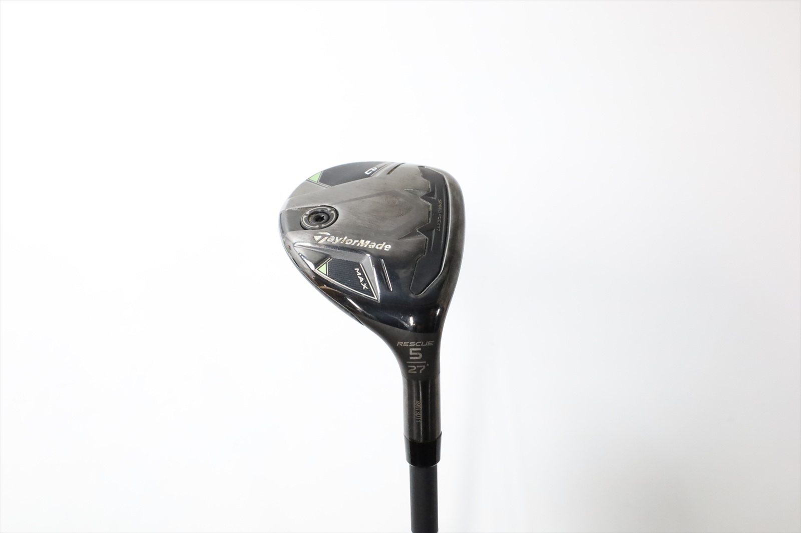 Taylormade Qi35 Max Rescue 27° 5 Hybrid Stiff Flex Hzrdus Smoke Black 80G Good