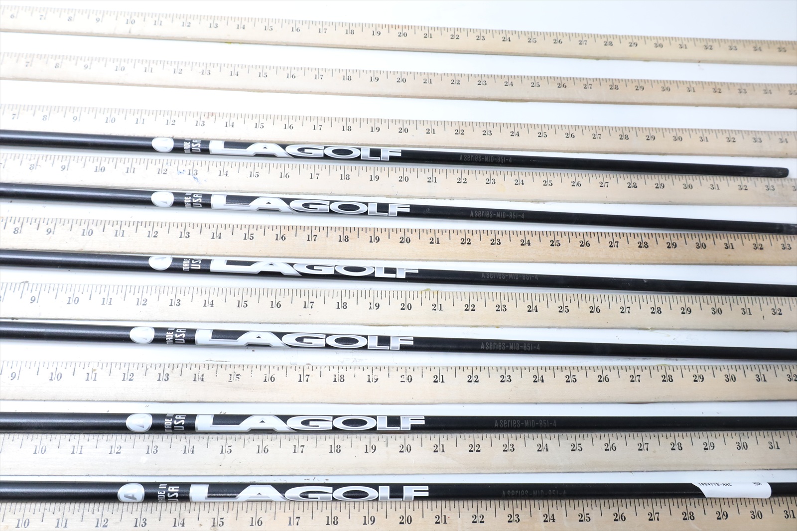 La Golf A Series Mid 85I-4 Stiff 34-36.75 Iron Shaft Set Pulls 6Pc .350 26867