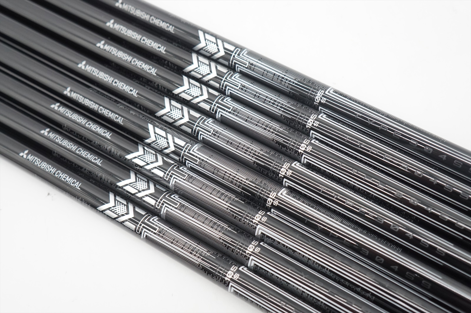 Mitsubishi Mmt 105S Stiff #3-PW Iron Shaft Set 8Pc Uncut Pulls