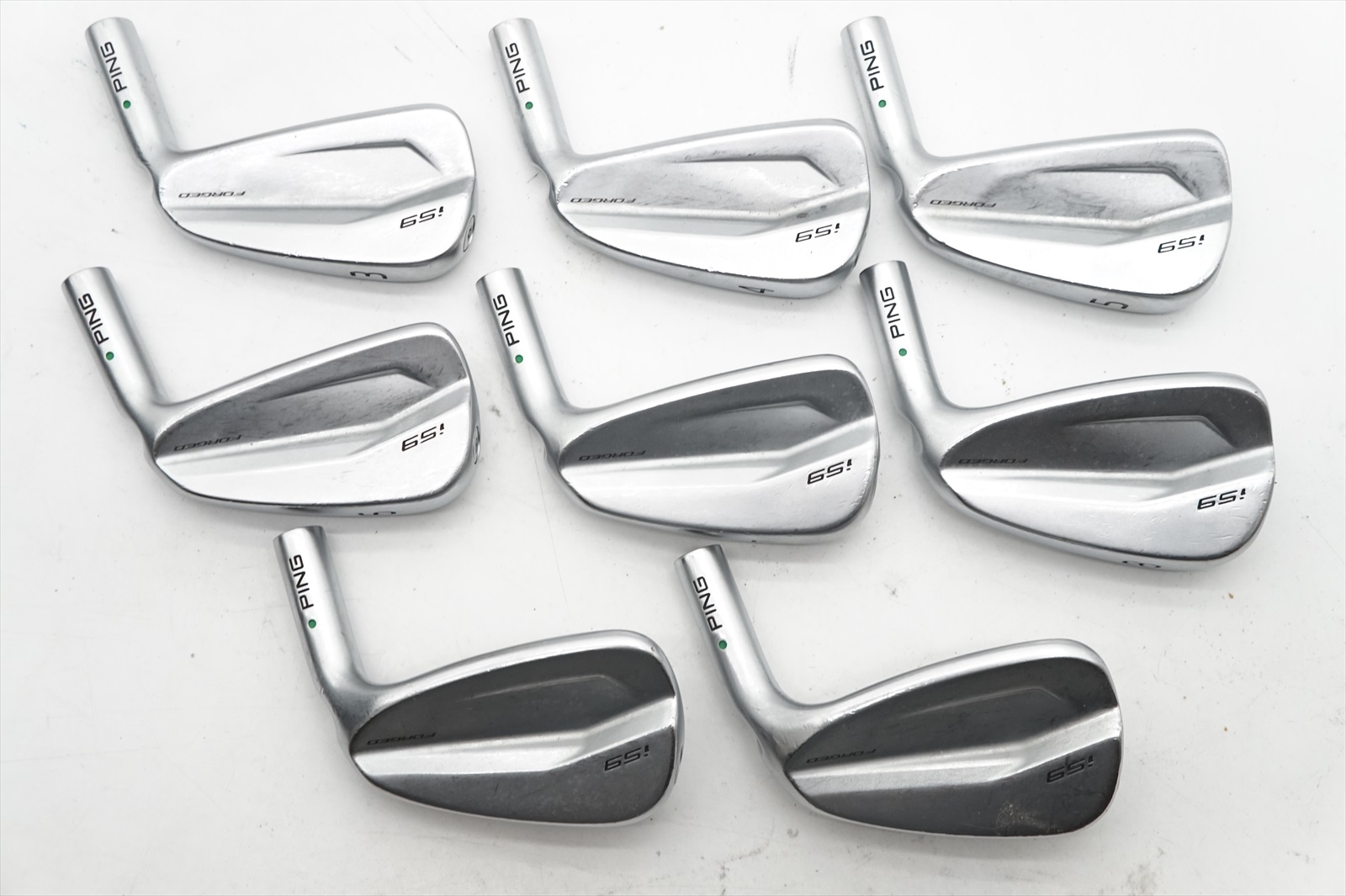 Ping I59 #3-Pw Iron Set Club Head Only Green Dot 1317816 | eBay