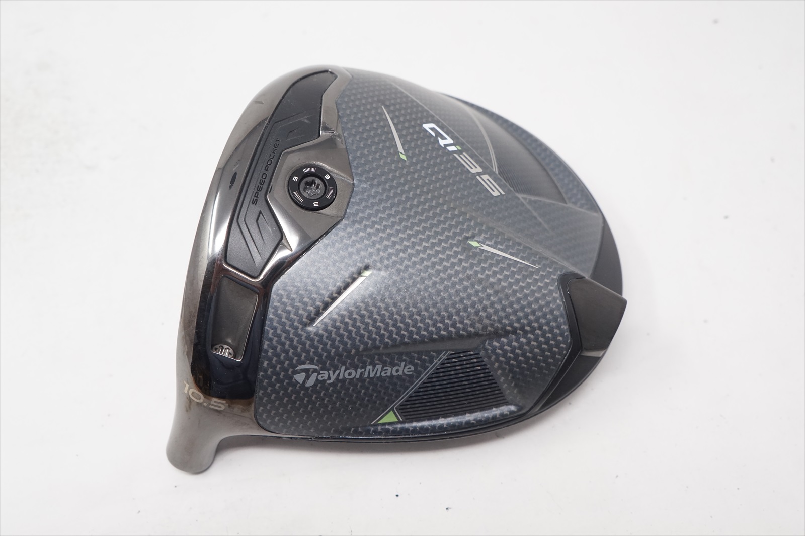 LH Taylormade Qi35 Lme 10.5* Driver Club Head Only GOOD Cond 3-3-B Left Handed