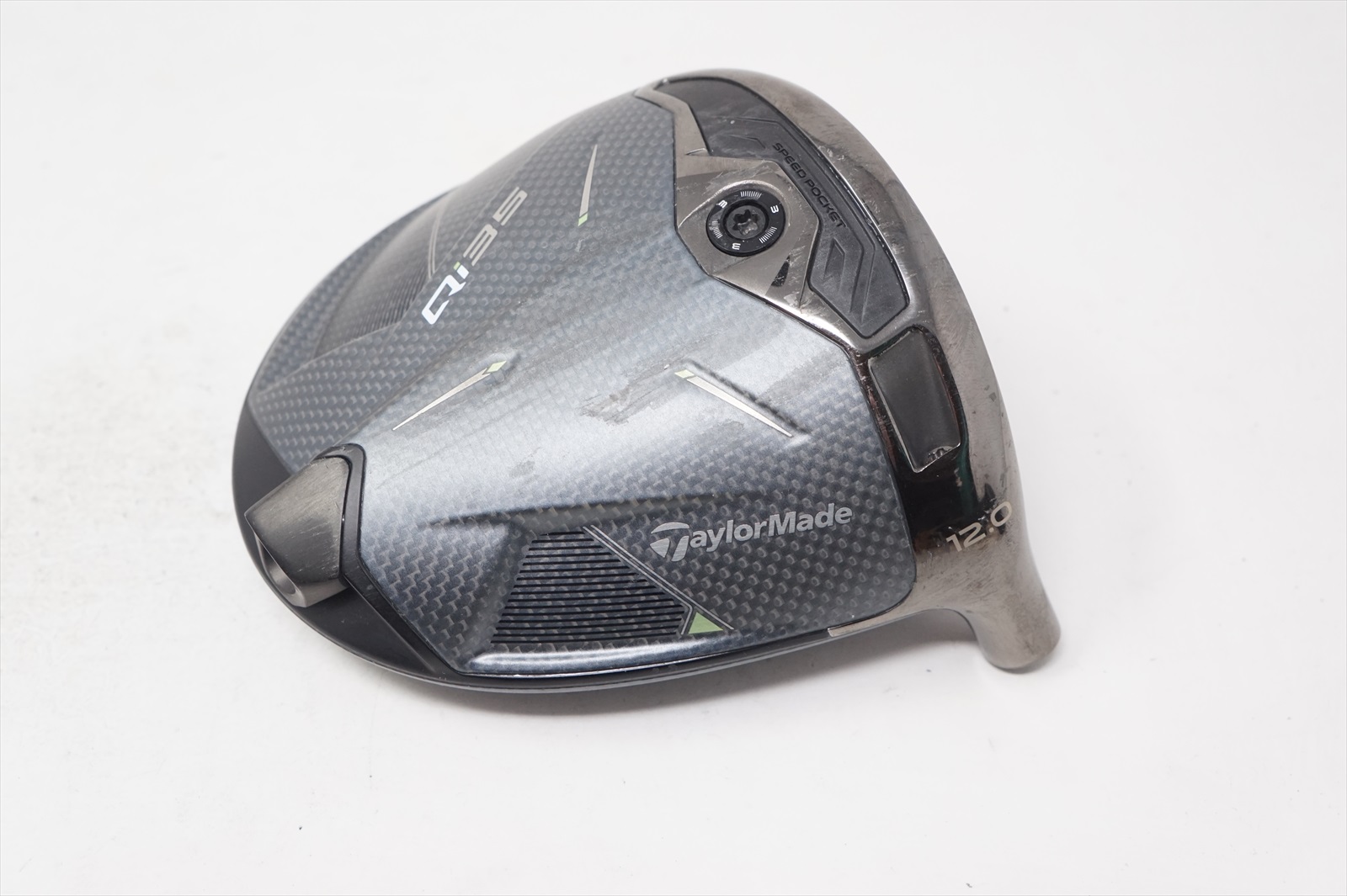 Taylormade Qi35 Lme 12* Driver Club Head Only GOOD Cond 3-3-B